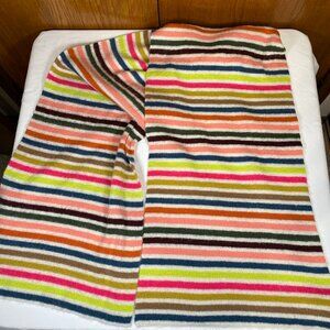 Gap Retired Crazy Stripe 82x17 Scarf Women's OS Multicolor 100% Acrylic